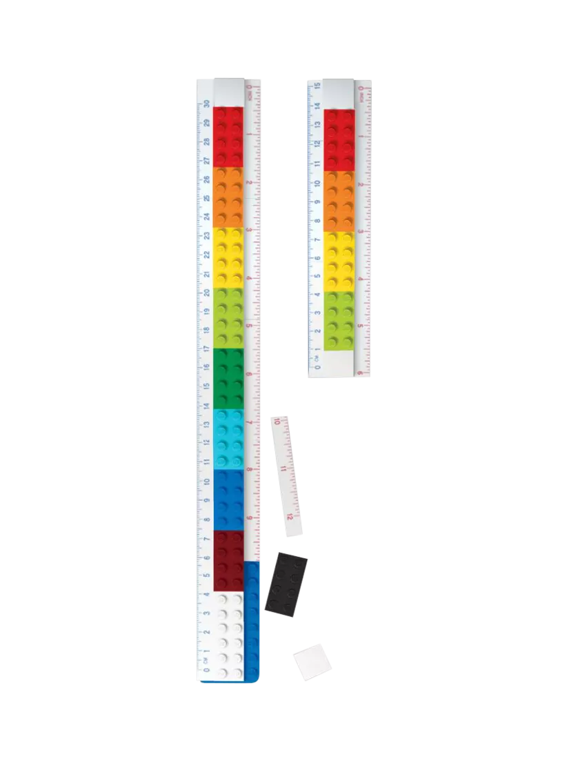 LEGO Buildable Ruler with minifigure and 28 elements (British brand)