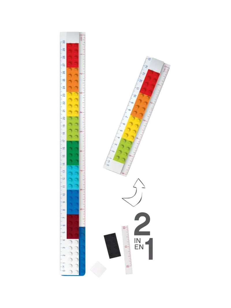 LEGO Buildable Ruler with minifigure and 28 elements (British brand)