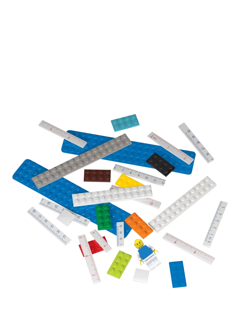 LEGO Buildable Ruler with minifigure and 28 elements (British brand)