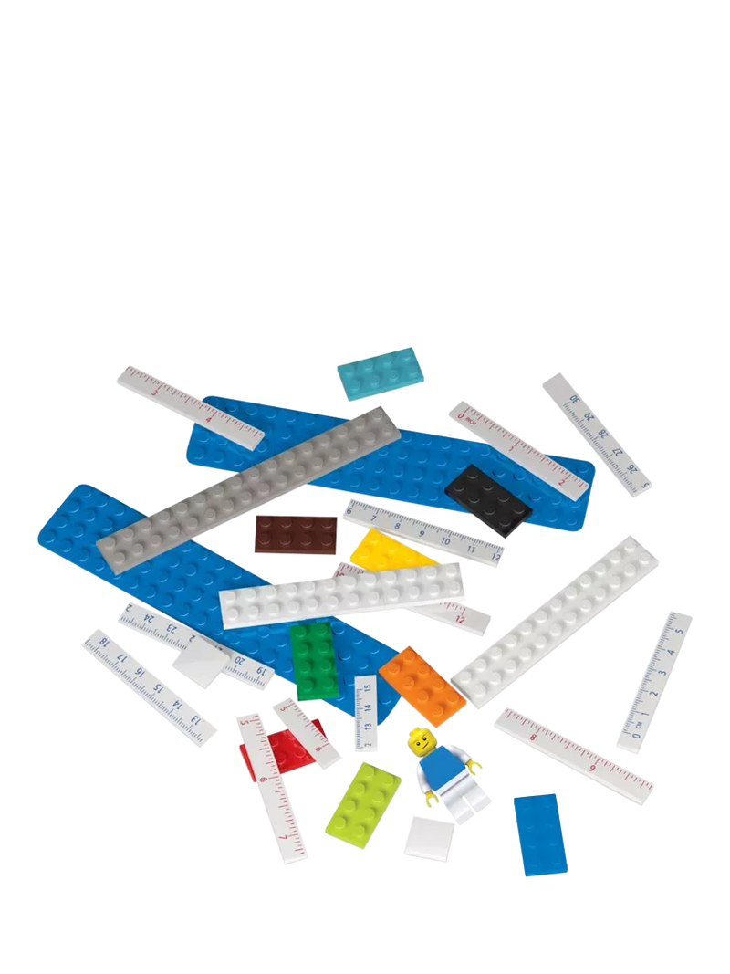 LEGO Buildable Ruler with minifigure and 28 elements (British brand)