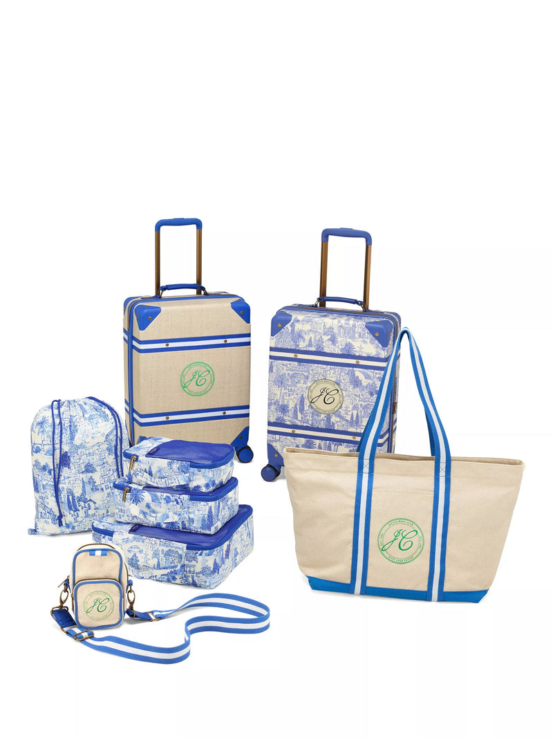 Joules packing cube set blue multi pack of 4 - British product