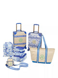 Joules packing cube set blue multi pack of 4 - British product