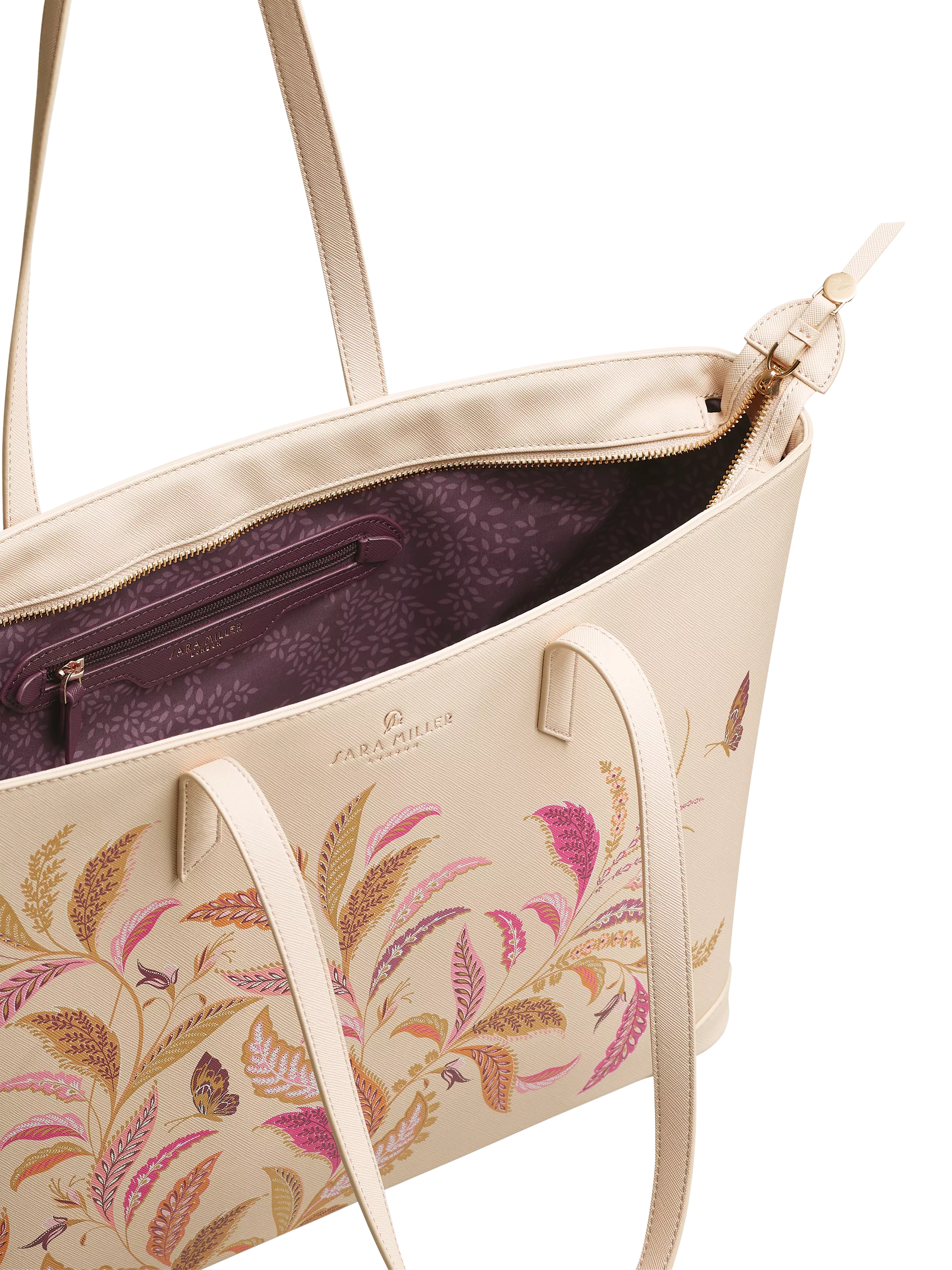 Sara Miller Fern Garden large tote bag - British product