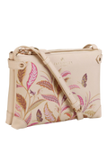 Sara Miller Fern Garden crossbody bag pink multi, imported from the UK