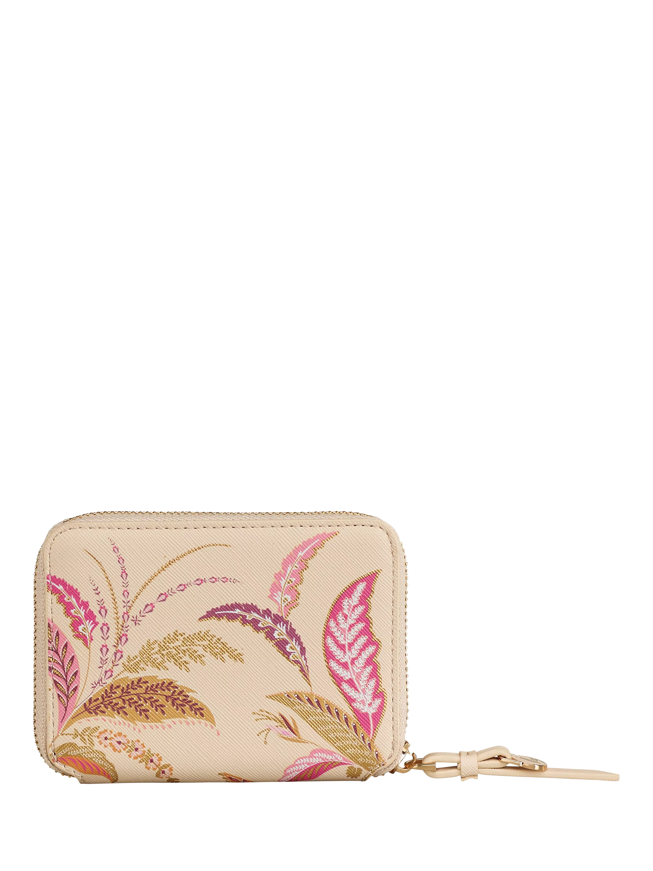Sara Miller Small Zip Around Purse Pink/Multi, UK version