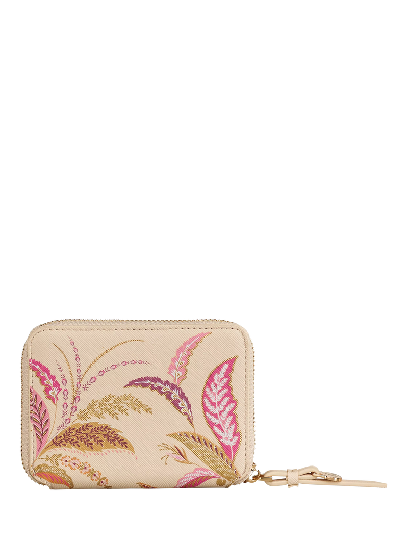 Sara Miller Small Zip Around Purse Pink/Multi, UK version