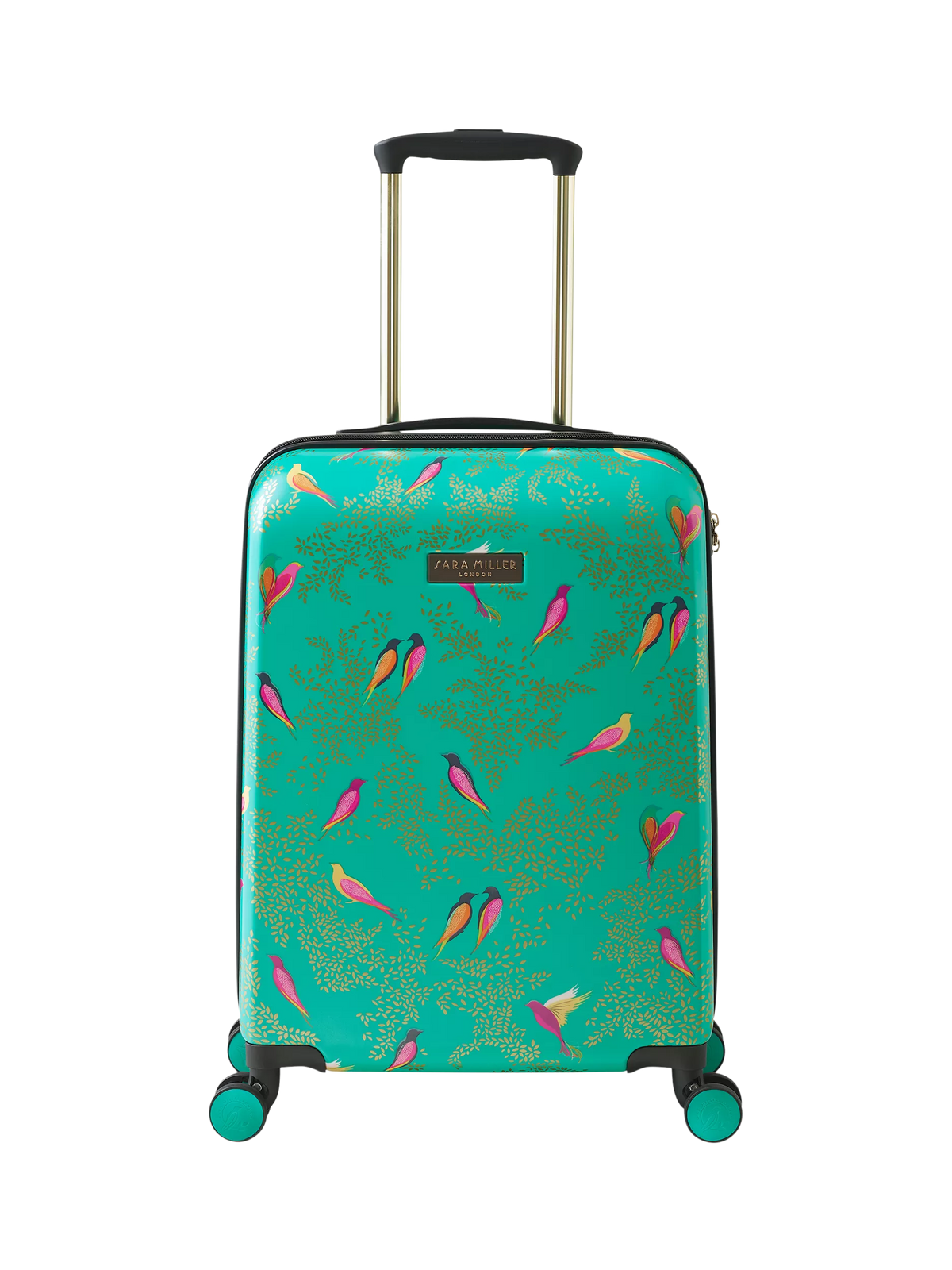 Sara Miller Chelsea 56cm cabin case green multi - British product