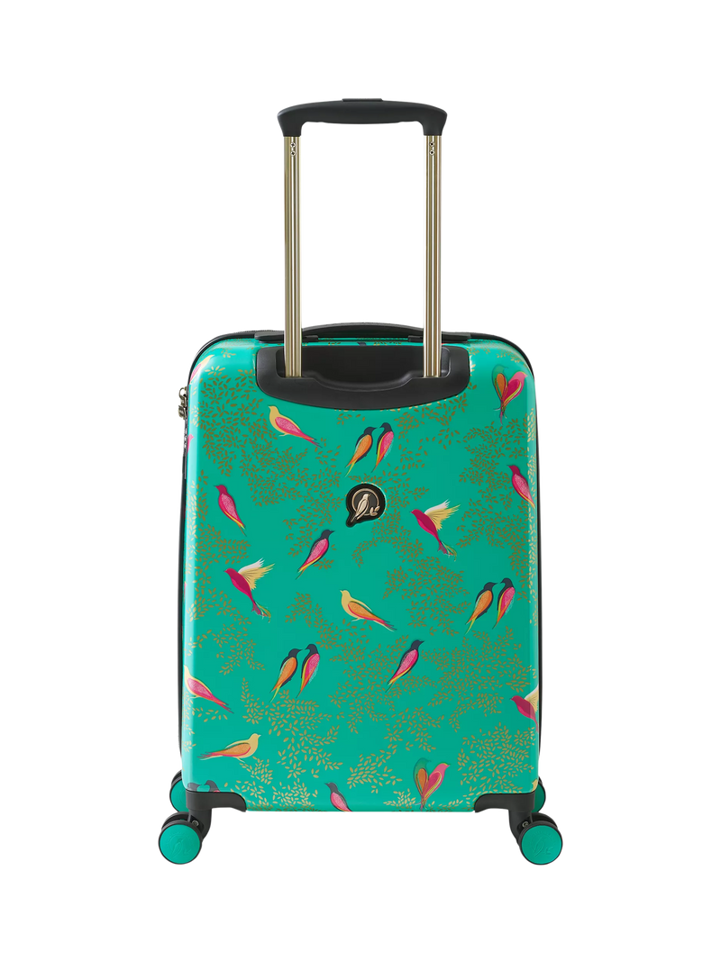 Sara Miller Chelsea 56cm cabin case green multi - British product