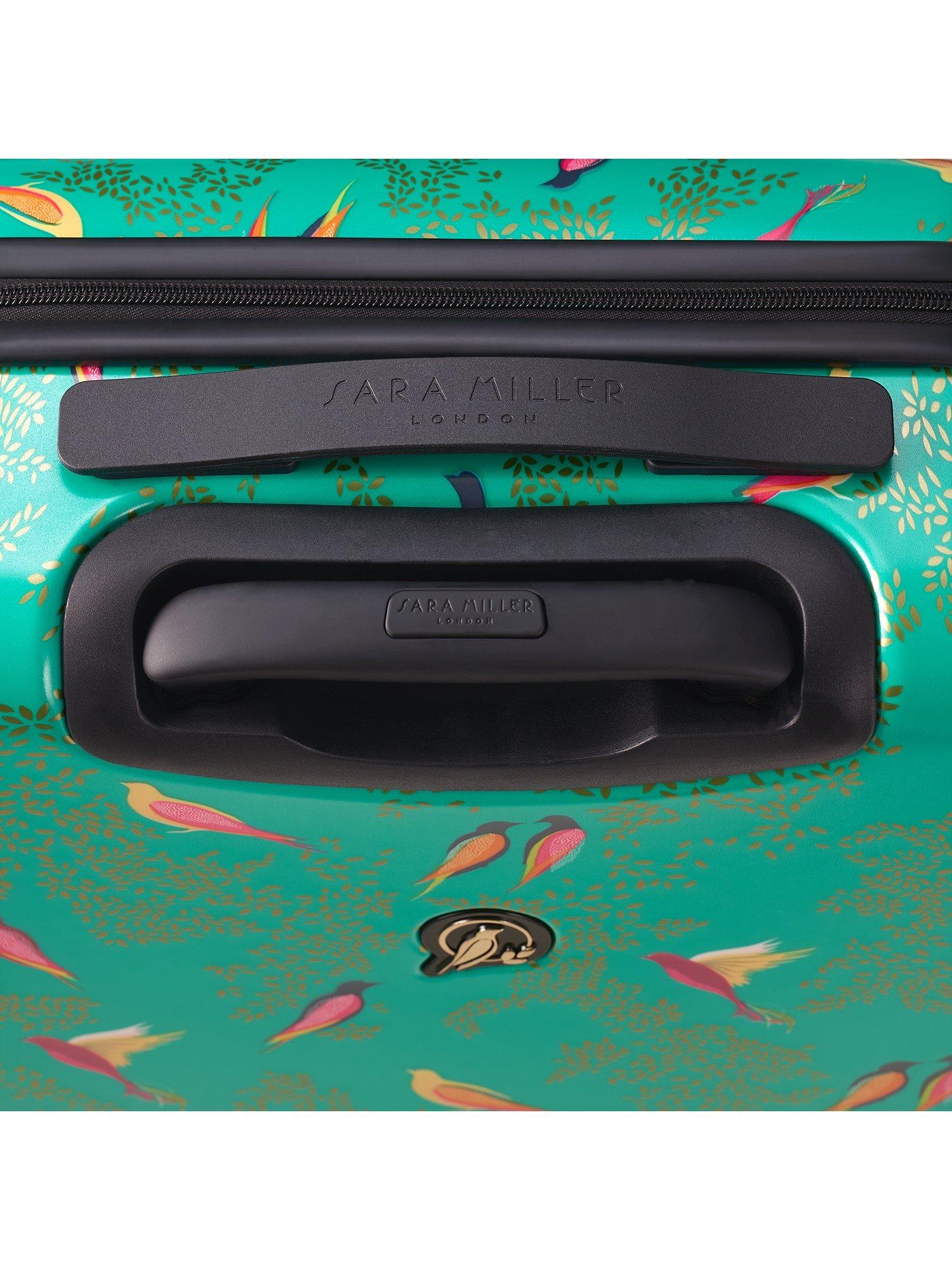 Sara Miller Chelsea 56cm cabin case green multi - British product