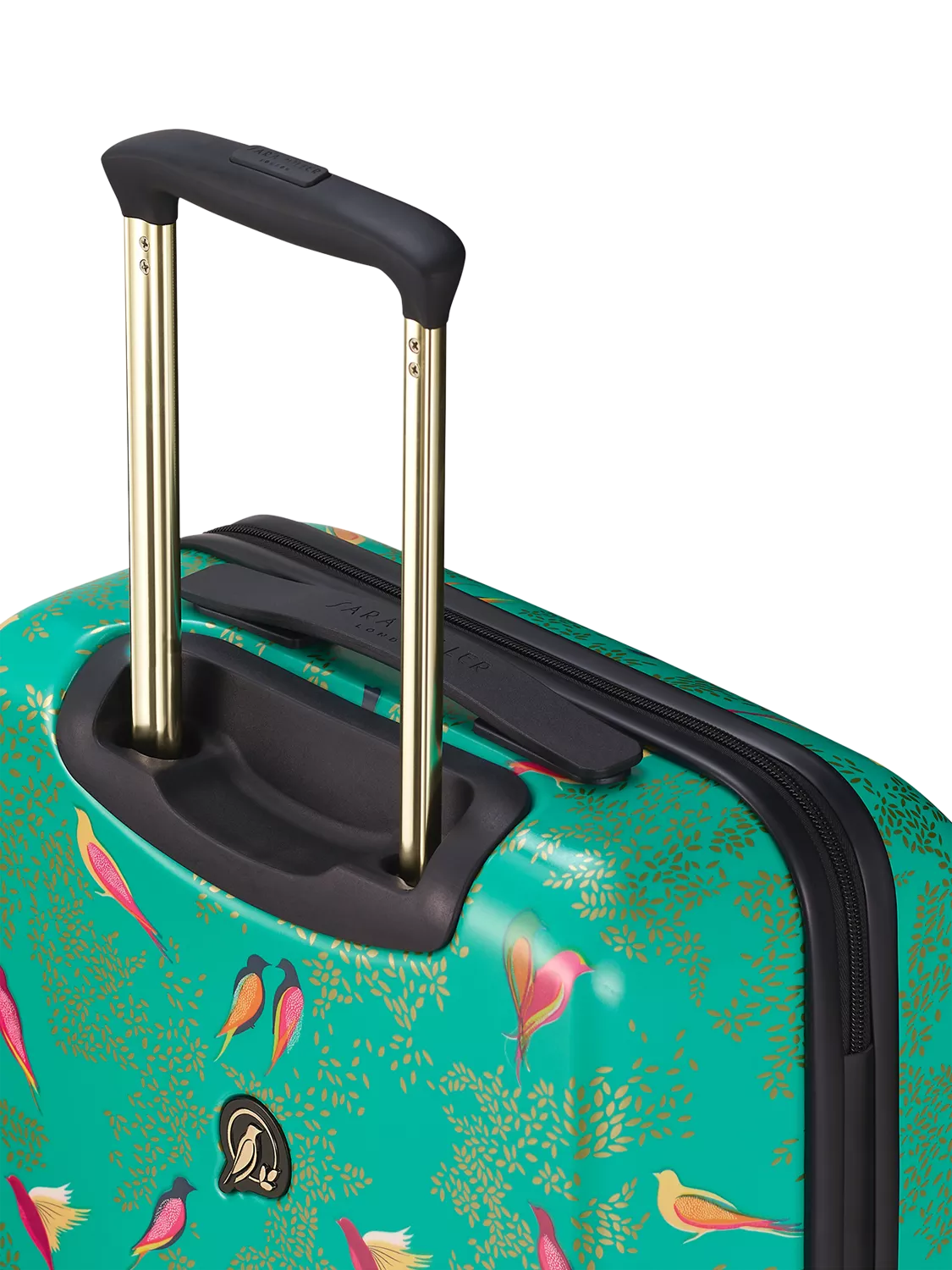 Sara Miller Chelsea 56cm cabin case green multi - British product