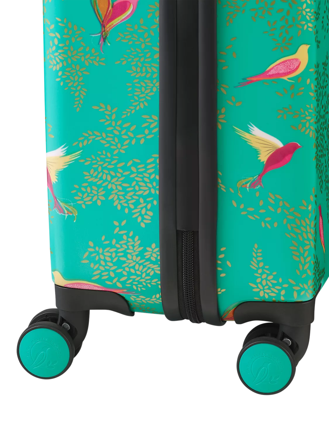 Sara Miller Chelsea 56cm cabin case green multi - British product