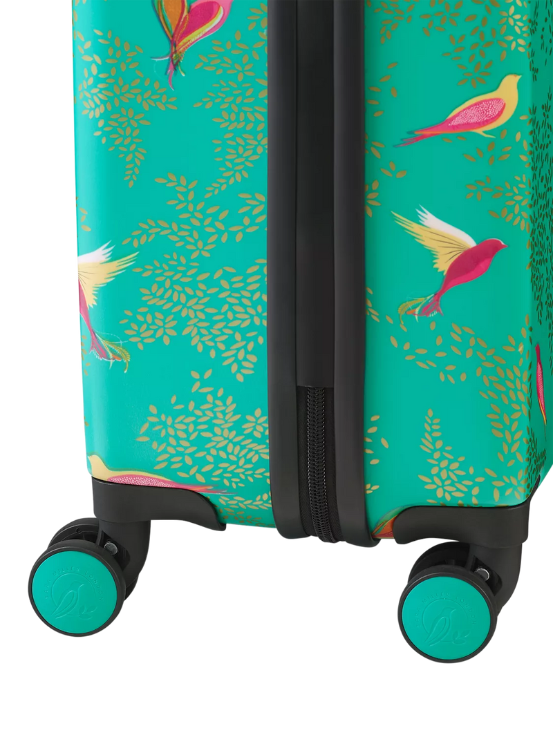 Sara Miller Chelsea 56cm cabin case green multi - British product