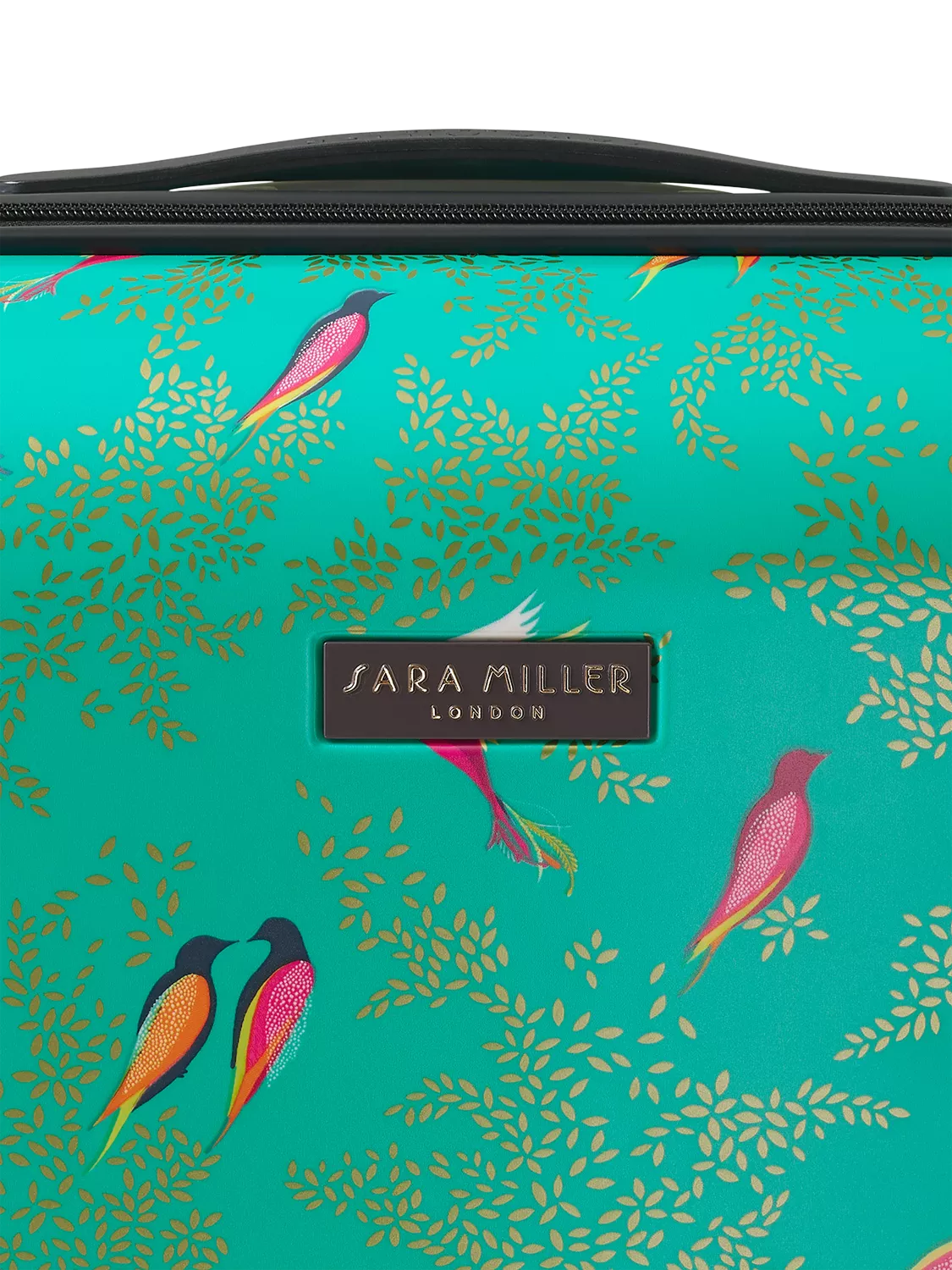 Sara Miller Chelsea 56cm cabin case green multi - British product