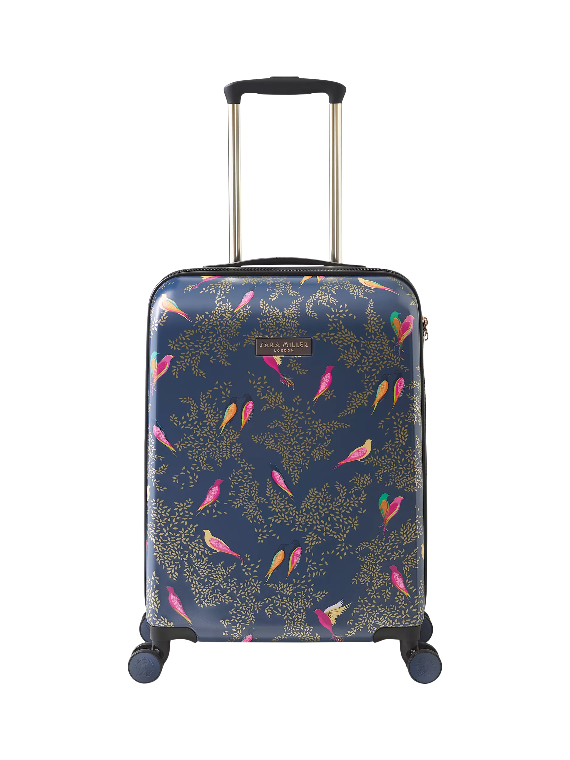 Sara Miller Chelsea cabin case 56cm blue multi, imported from the UK