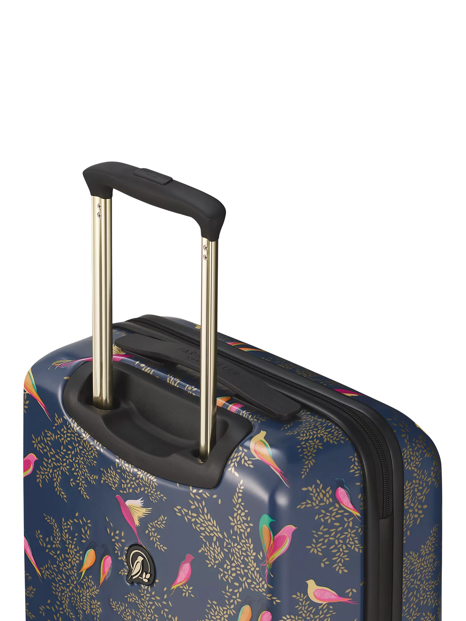 Sara Miller Chelsea cabin case 56cm blue multi, imported from the UK