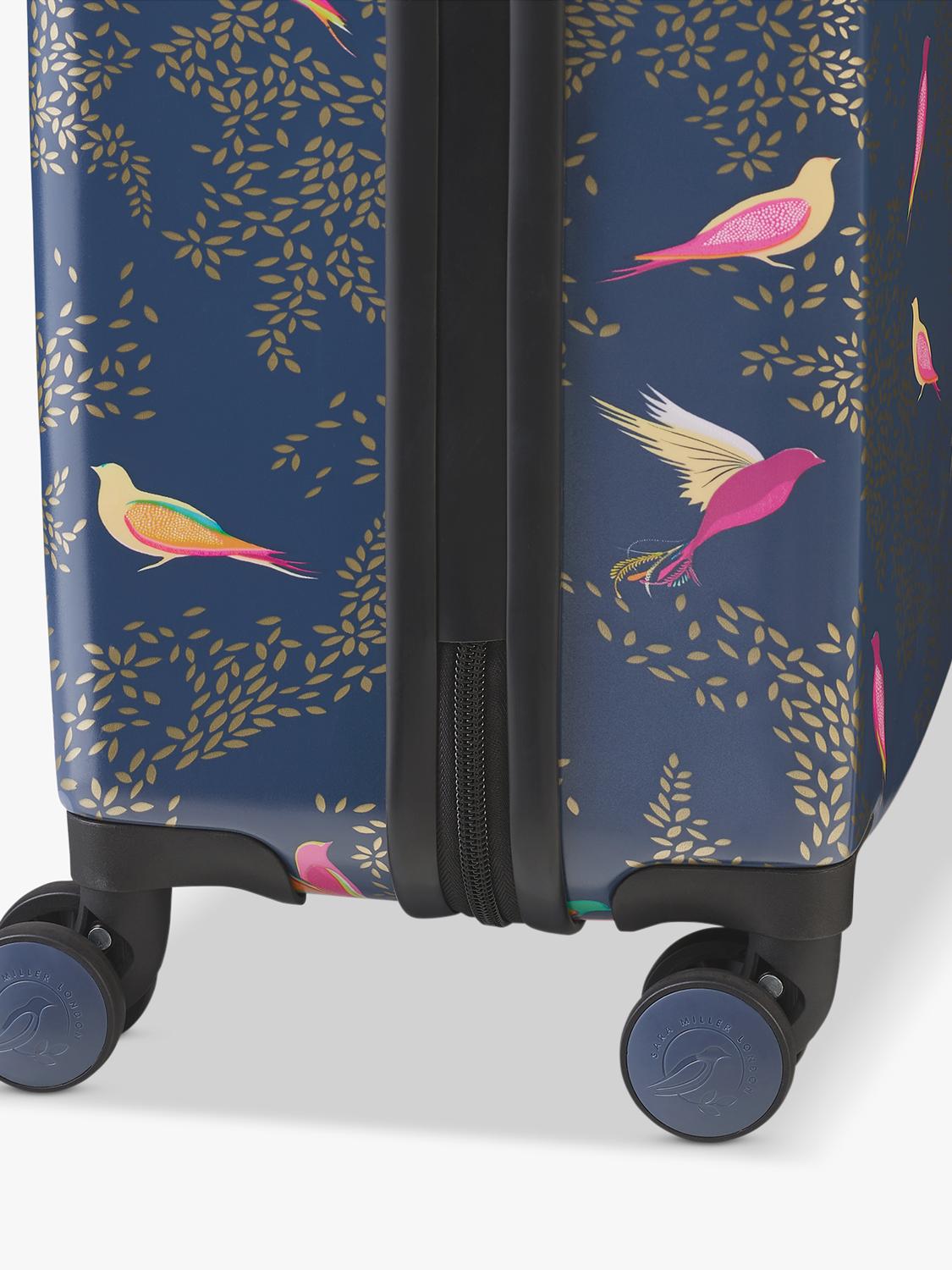 Sara Miller Chelsea cabin case 56cm blue multi, imported from the UK