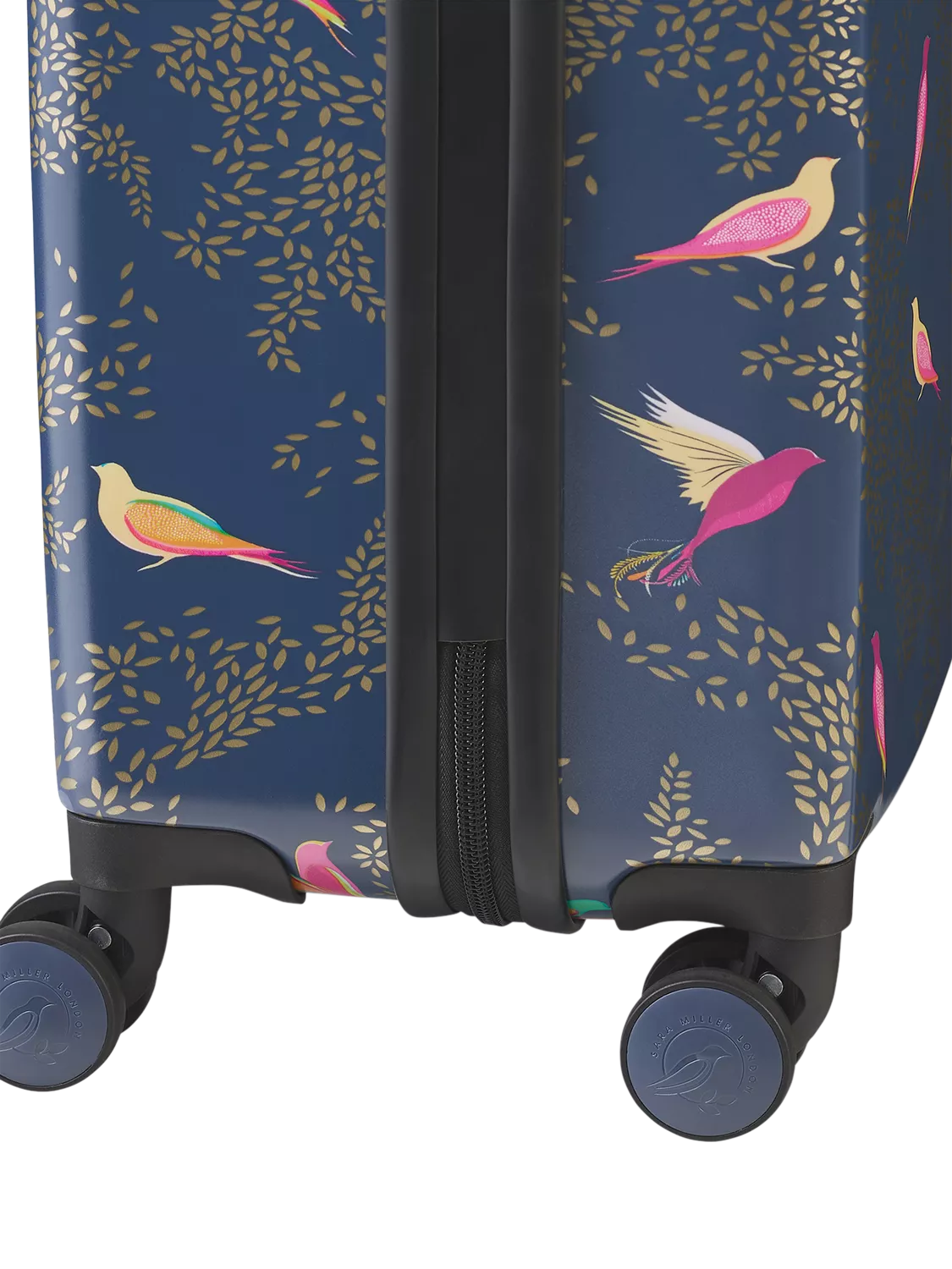 Sara Miller Chelsea cabin case 56cm blue multi, imported from the UK