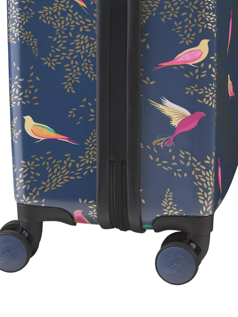 Sara Miller Chelsea cabin case 56cm blue multi, imported from the UK