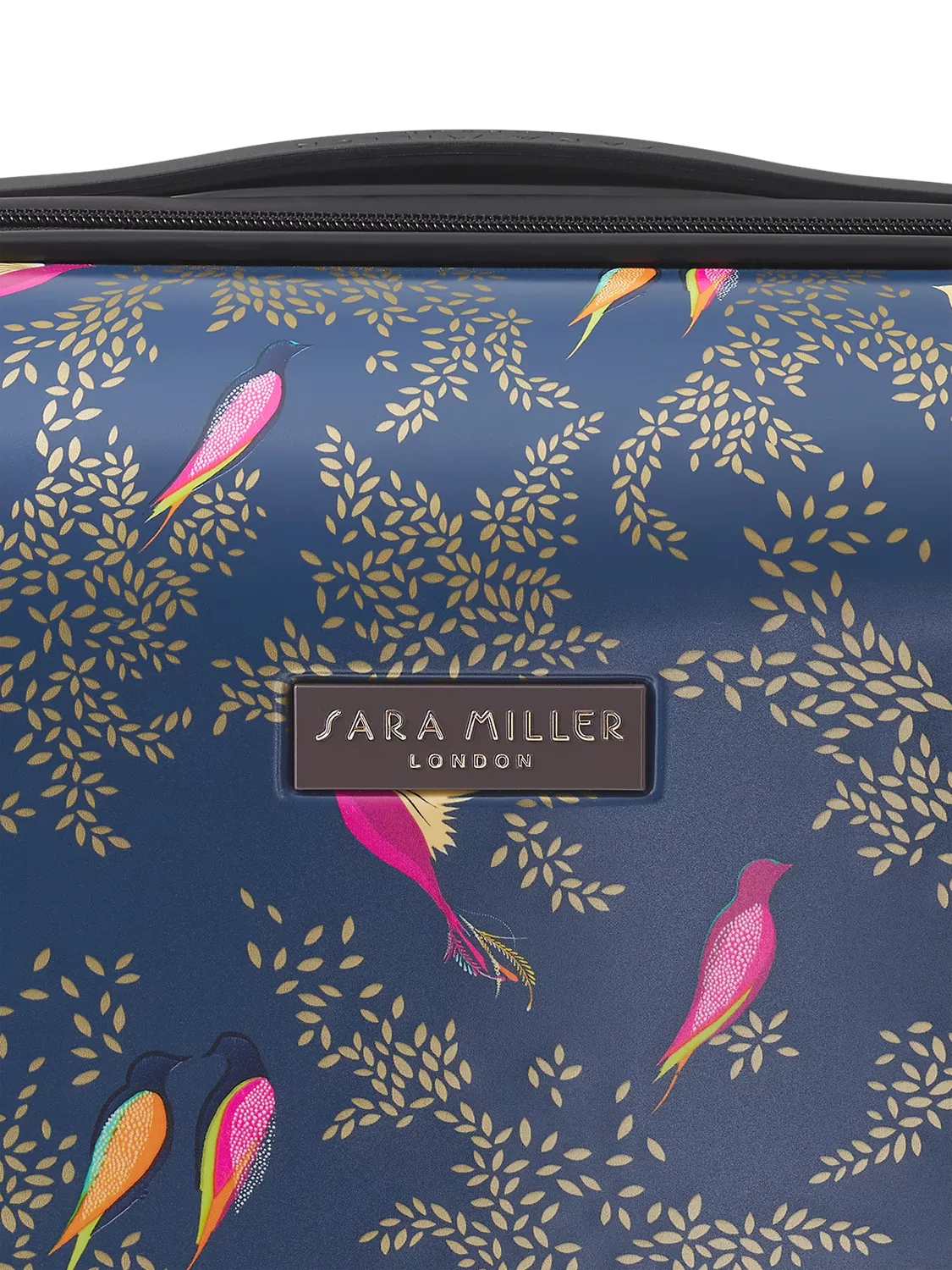 Sara Miller Chelsea cabin case 56cm blue multi, imported from the UK