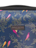 Sara Miller Chelsea cabin case 56cm blue multi, imported from the UK