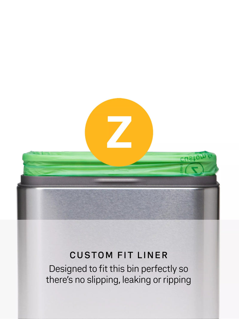 Simplehuman compost caddy stainless steel 4L (British brand)