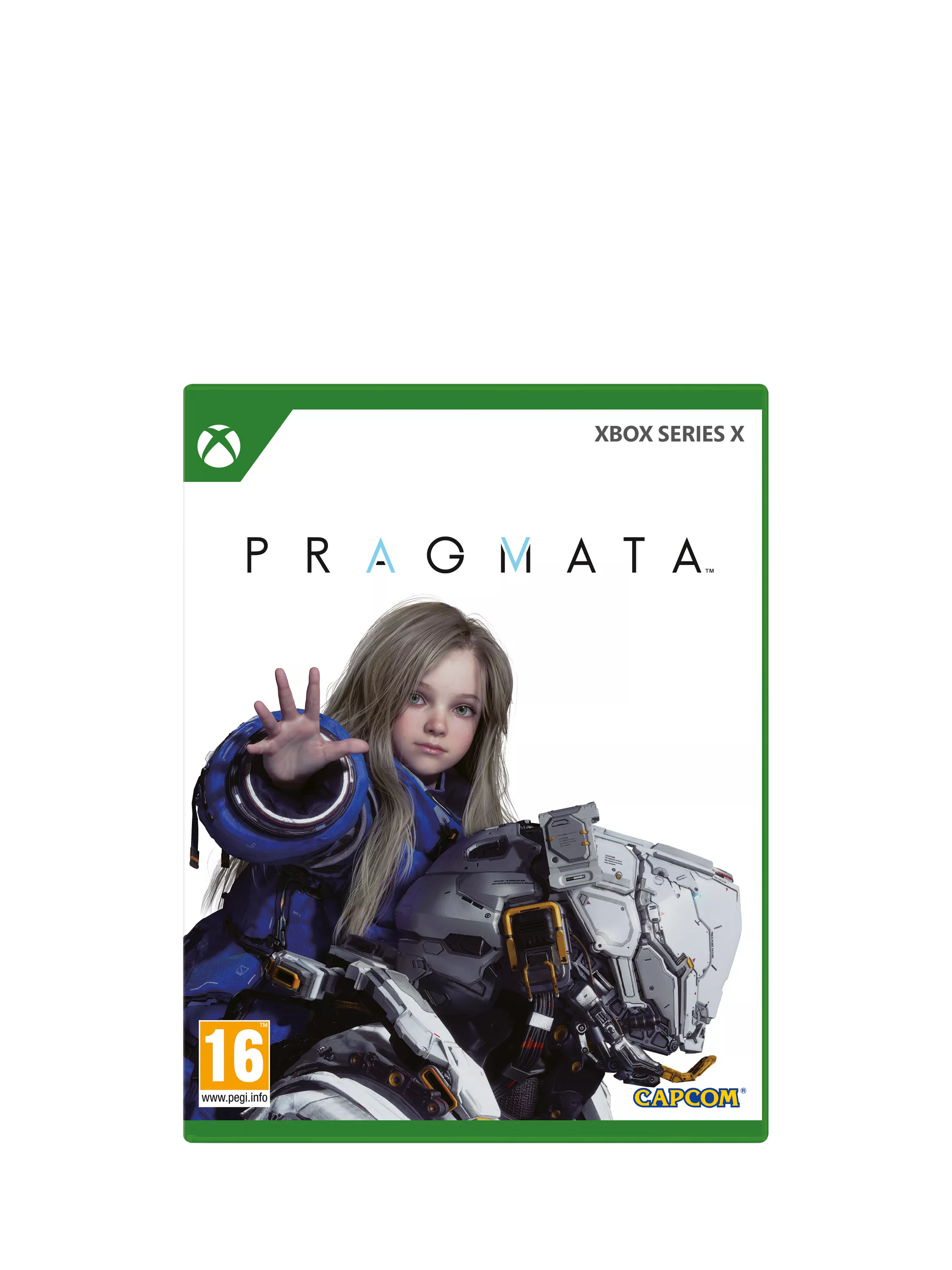 Microsoft Pragmata Xbox Series X game cover art - British product