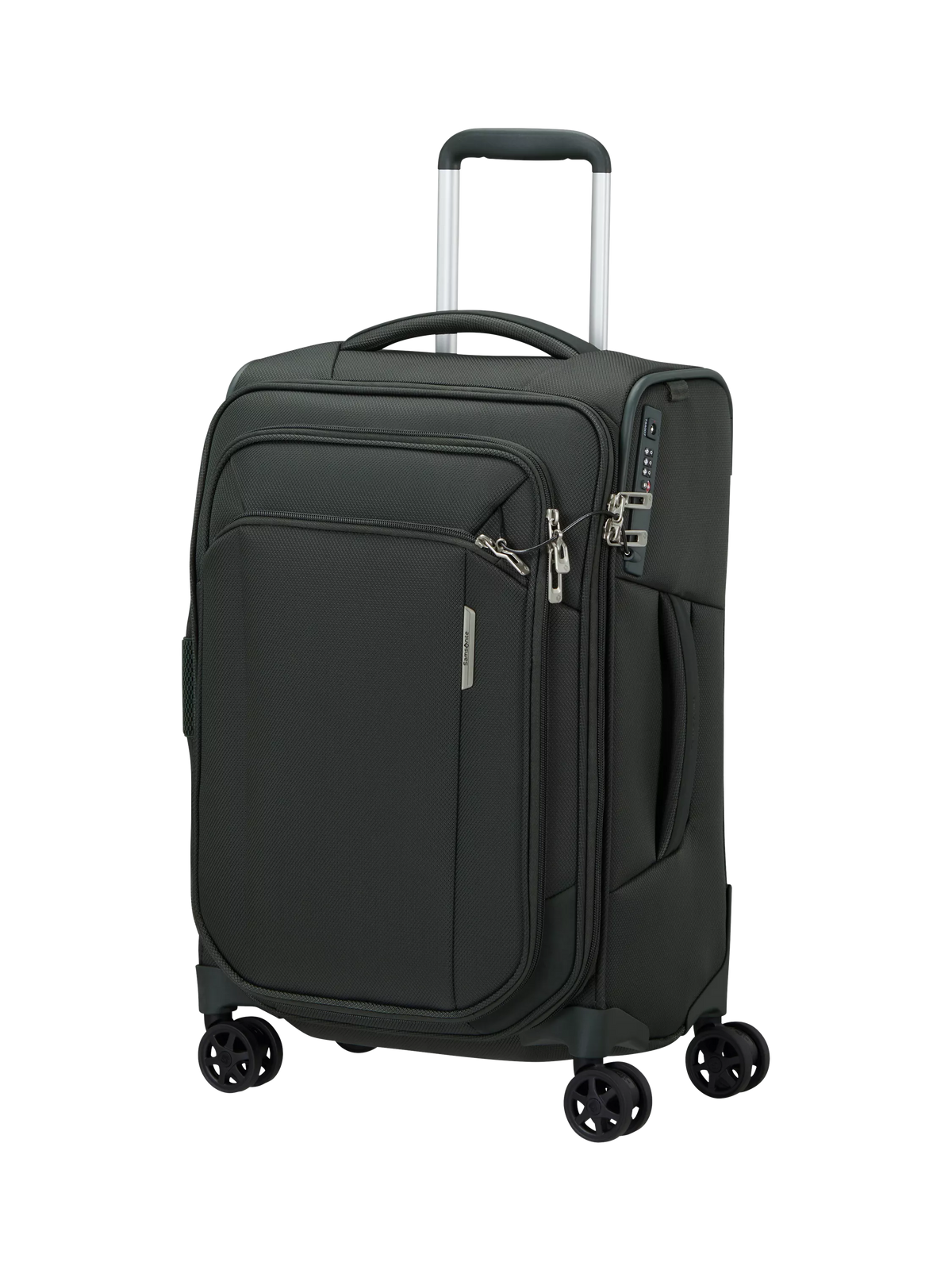 Samsonite Respark forest green cabin spinner suitcase 55cm 59L - British product