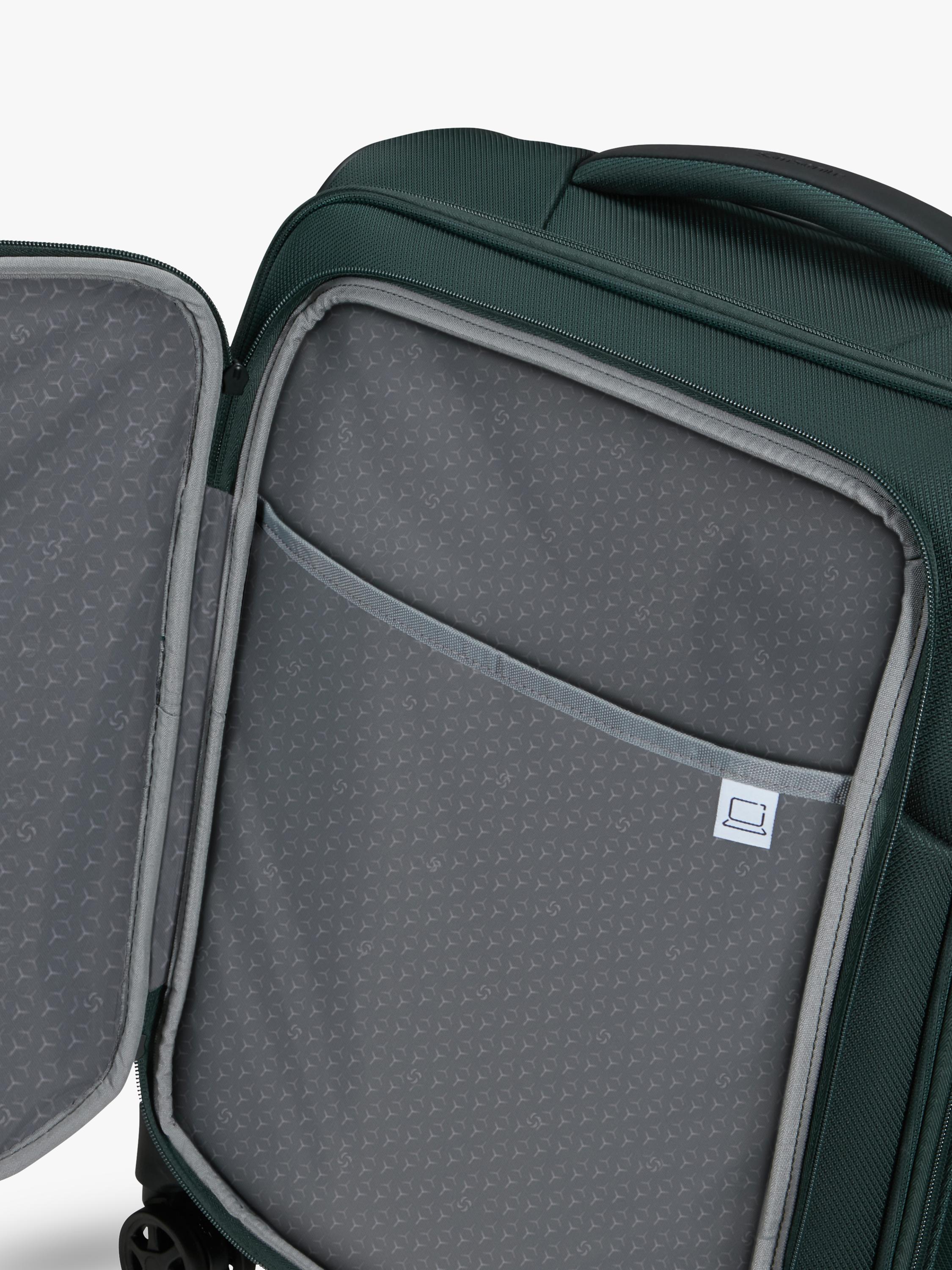 Samsonite Respark forest green cabin spinner suitcase 55cm 59L - British product