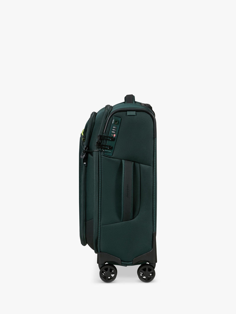 Samsonite Respark forest green cabin spinner suitcase 55cm 59L - British product