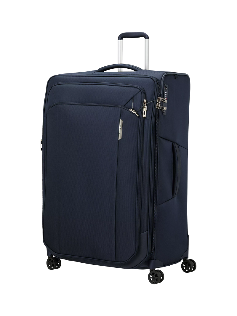 Respark 4-Wheel 82cm Expandable Extra Large Suitcase, 180L, Midnight Blue