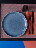 Denby Studio Blue Flint stoneware dinner plate 26cm, imported from the UK