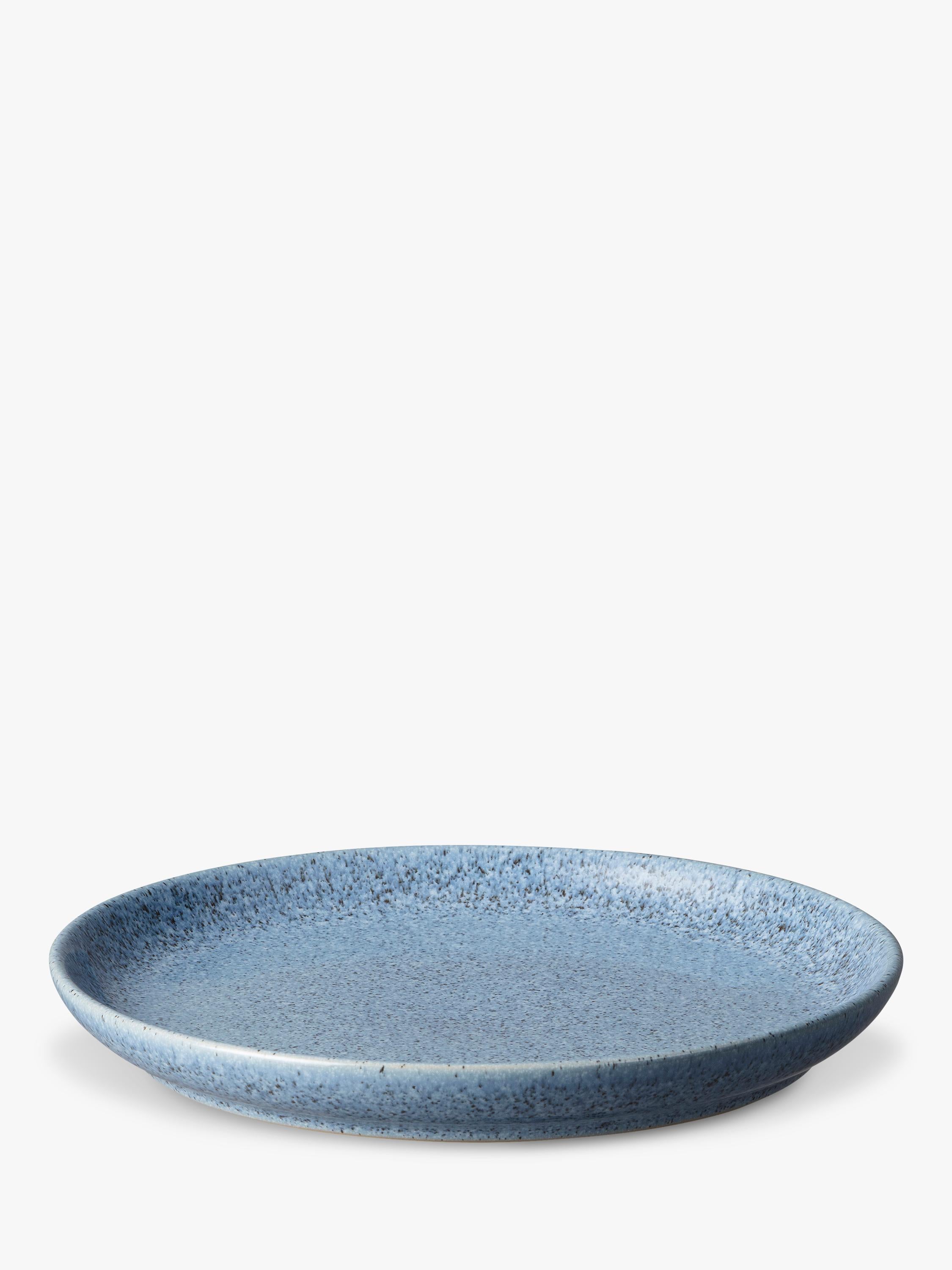Denby Studio Blue small coupe plate 17cm, imported from the UK