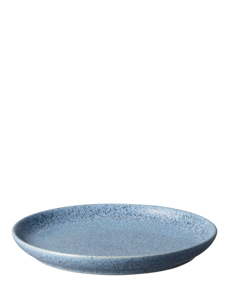 Denby Studio Blue small coupe plate 17cm, imported from the UK