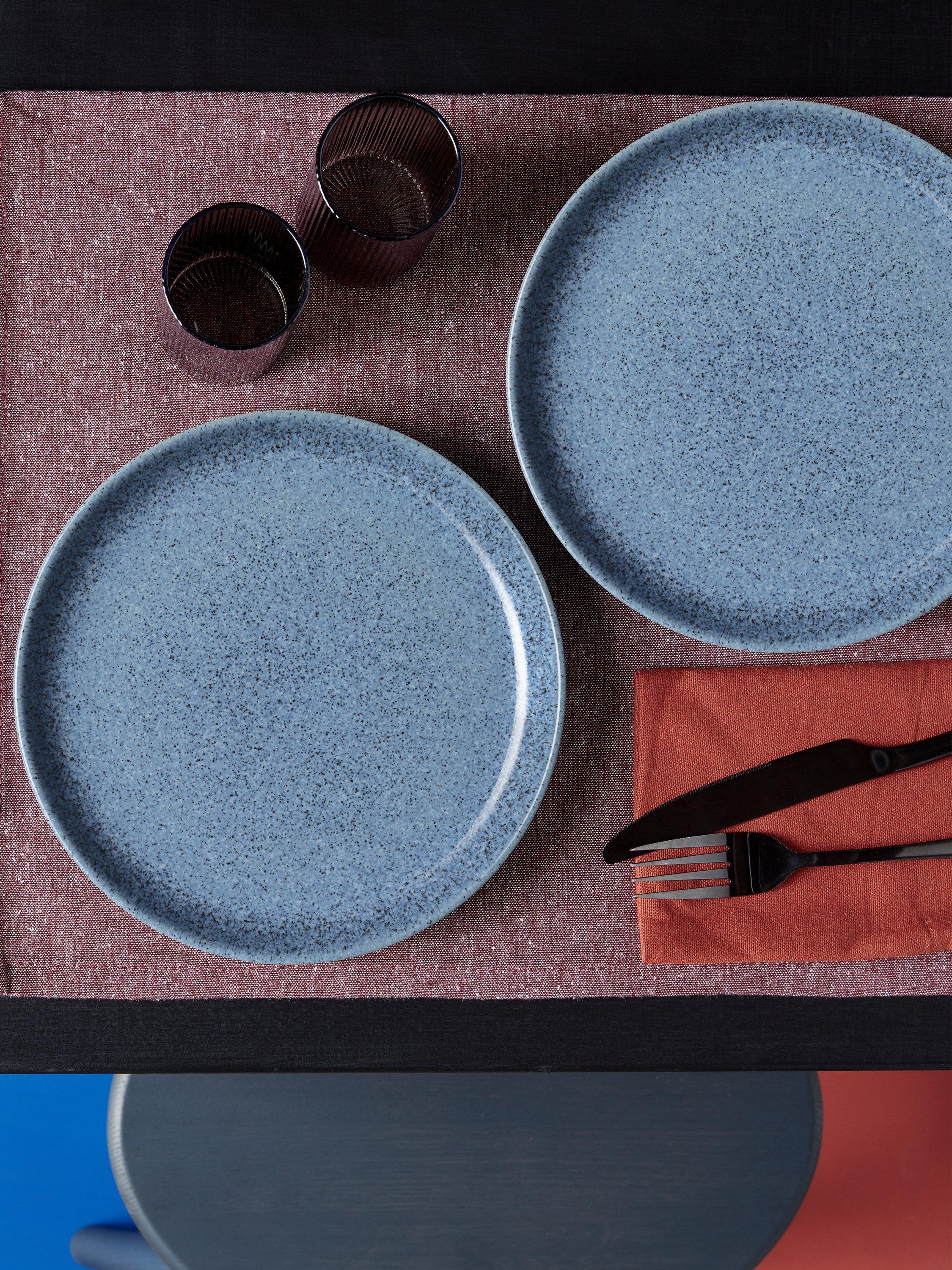 Denby Studio Blue small coupe plate 17cm, imported from the UK