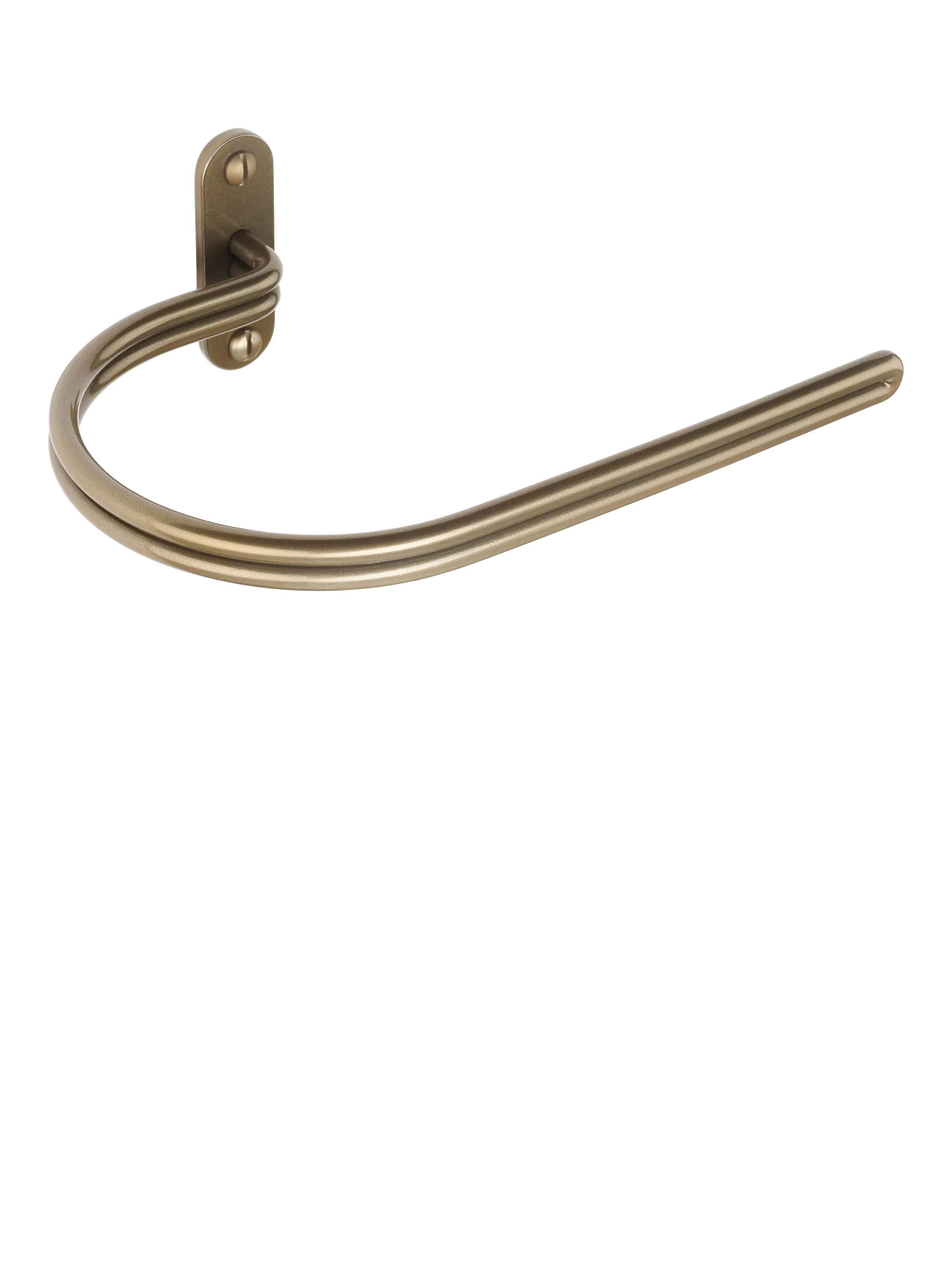 John Lewis curtain holdback brass toned, imported from the UK