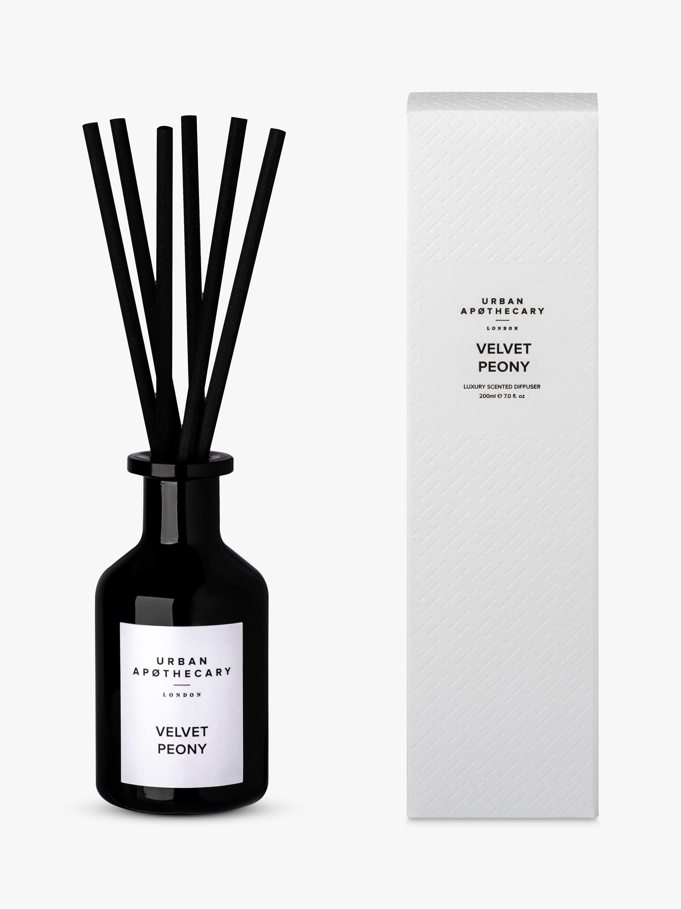 Urban Apothecary Velvet Peony reed diffuser 200ml (British brand)