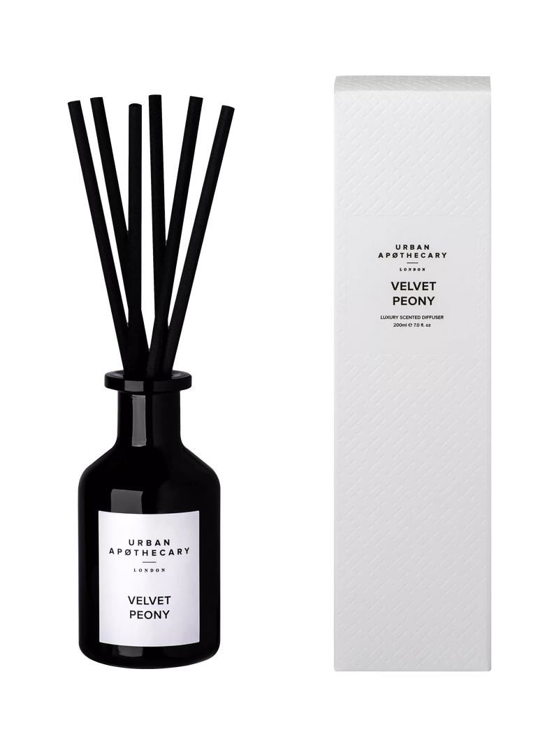 Urban Apothecary Velvet Peony reed diffuser 200ml (British brand)