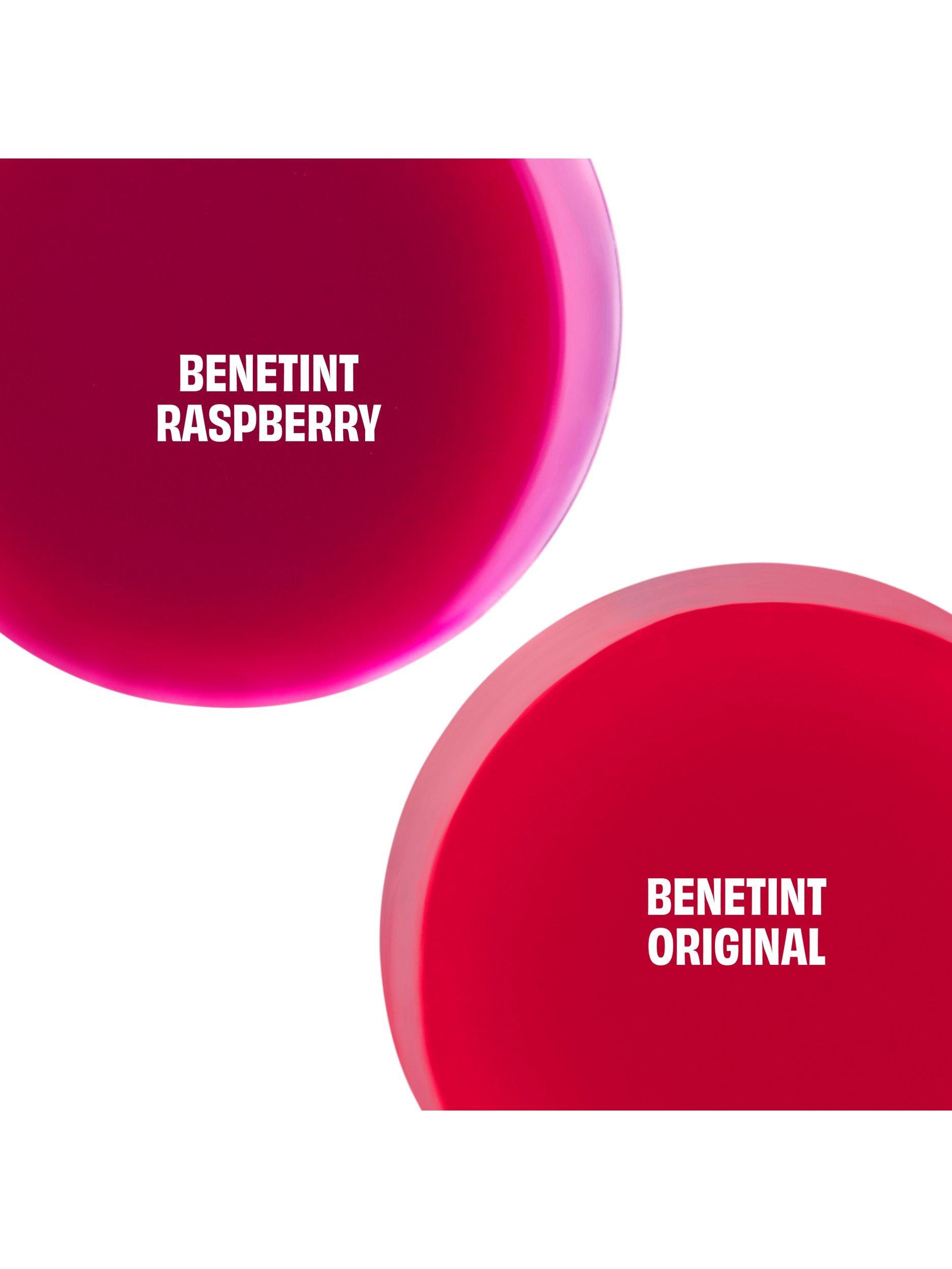 Benefit Benetint lip and cheek tint duo gift set with makeup bag (British brand)