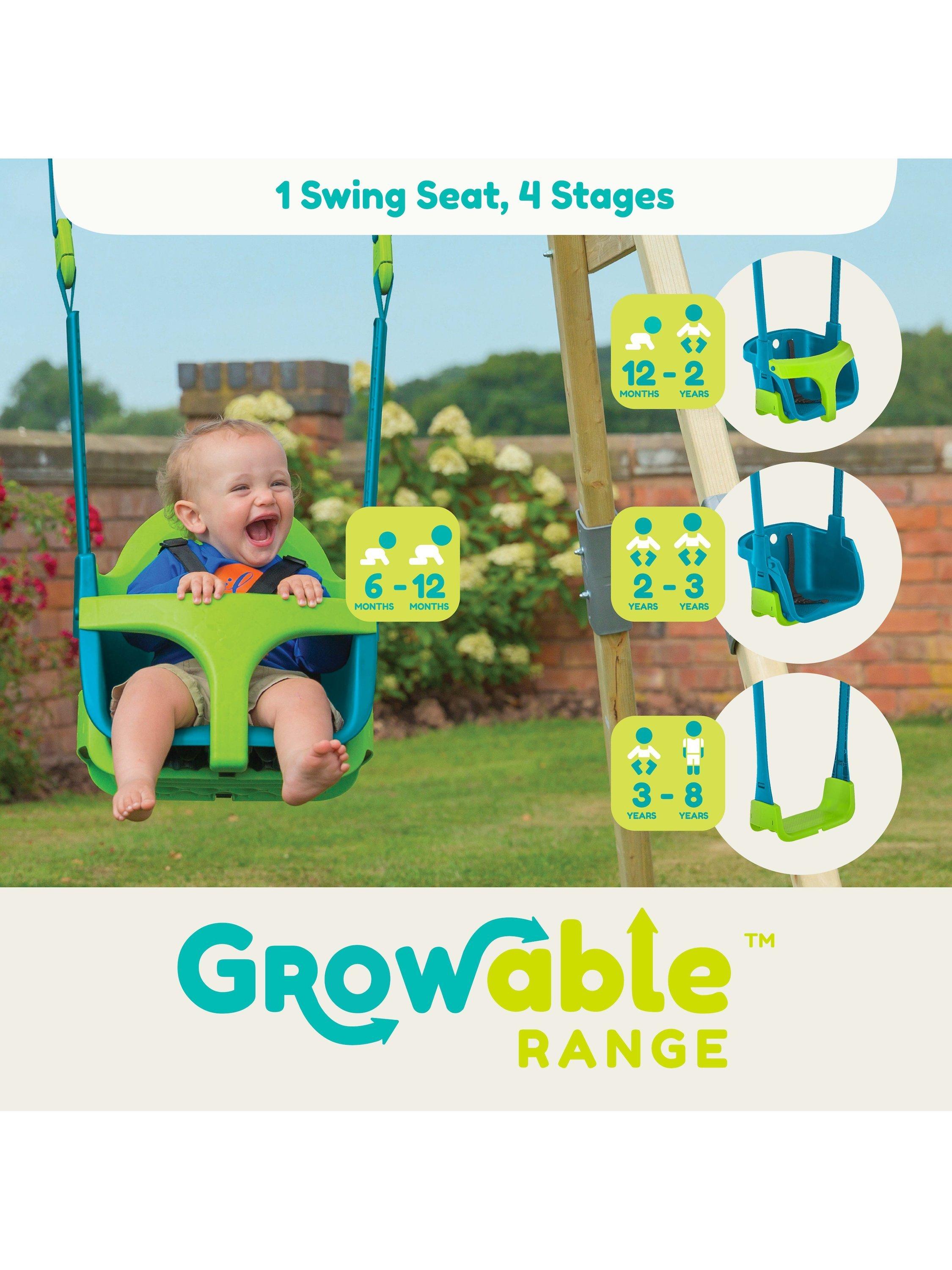 TP Toys Quadpod 4-in-1 baby swing seat, UK version