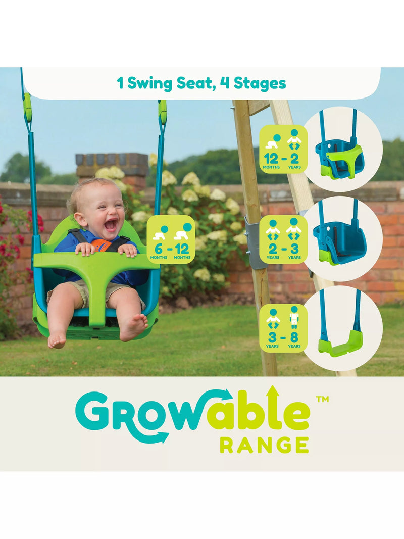 TP Toys Quadpod 4-in-1 baby swing seat, UK version