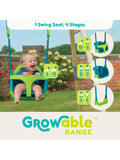 TP Toys Quadpod 4-in-1 baby swing seat, UK version
