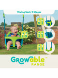 TP Toys Quadpod 4-in-1 baby swing seat, UK version