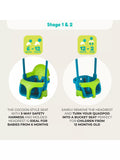 TP Toys Quadpod 4-in-1 baby swing seat, UK version