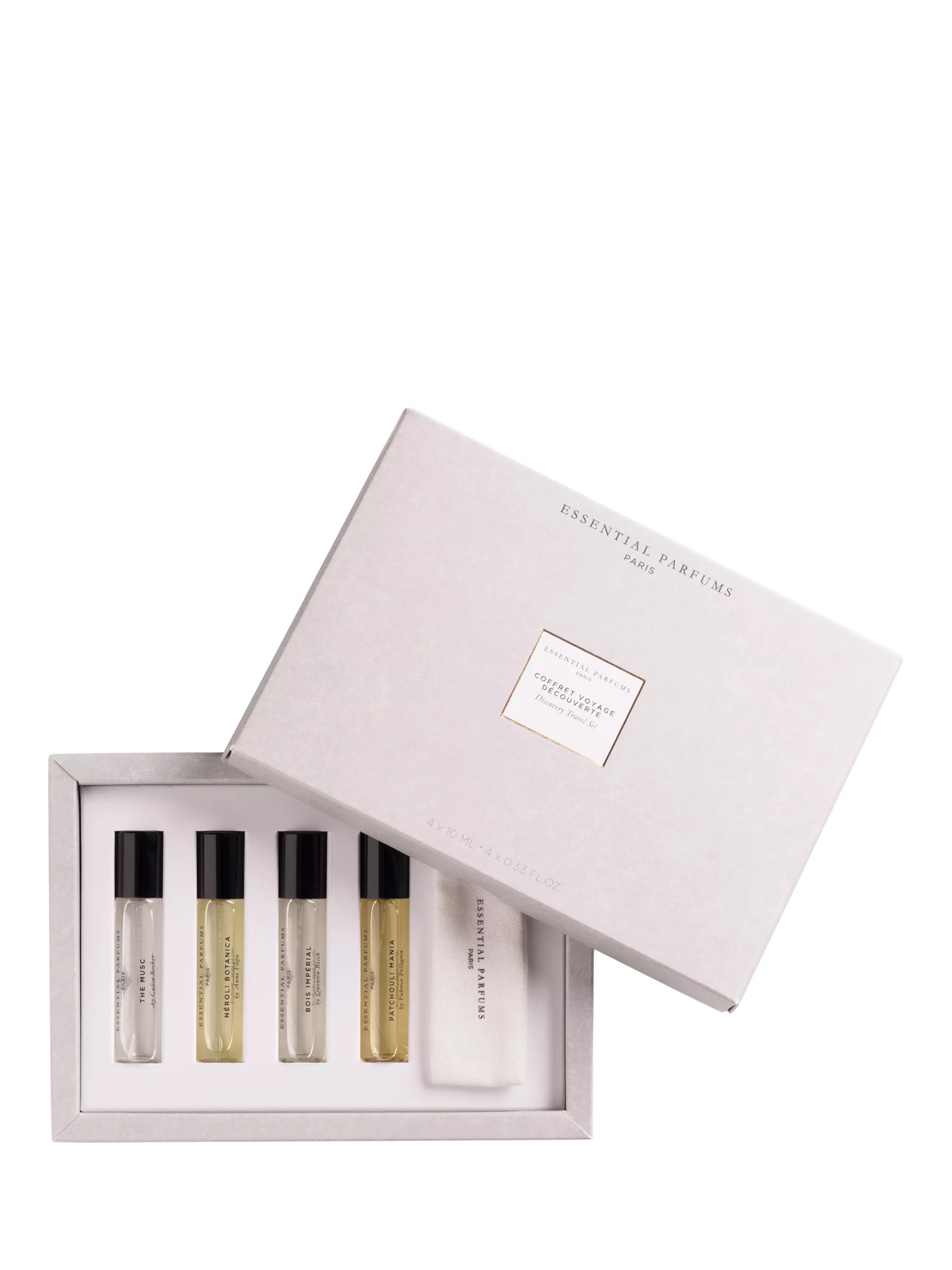 Essential Parfums discovery fragrance gift set 4x10ml, UK version