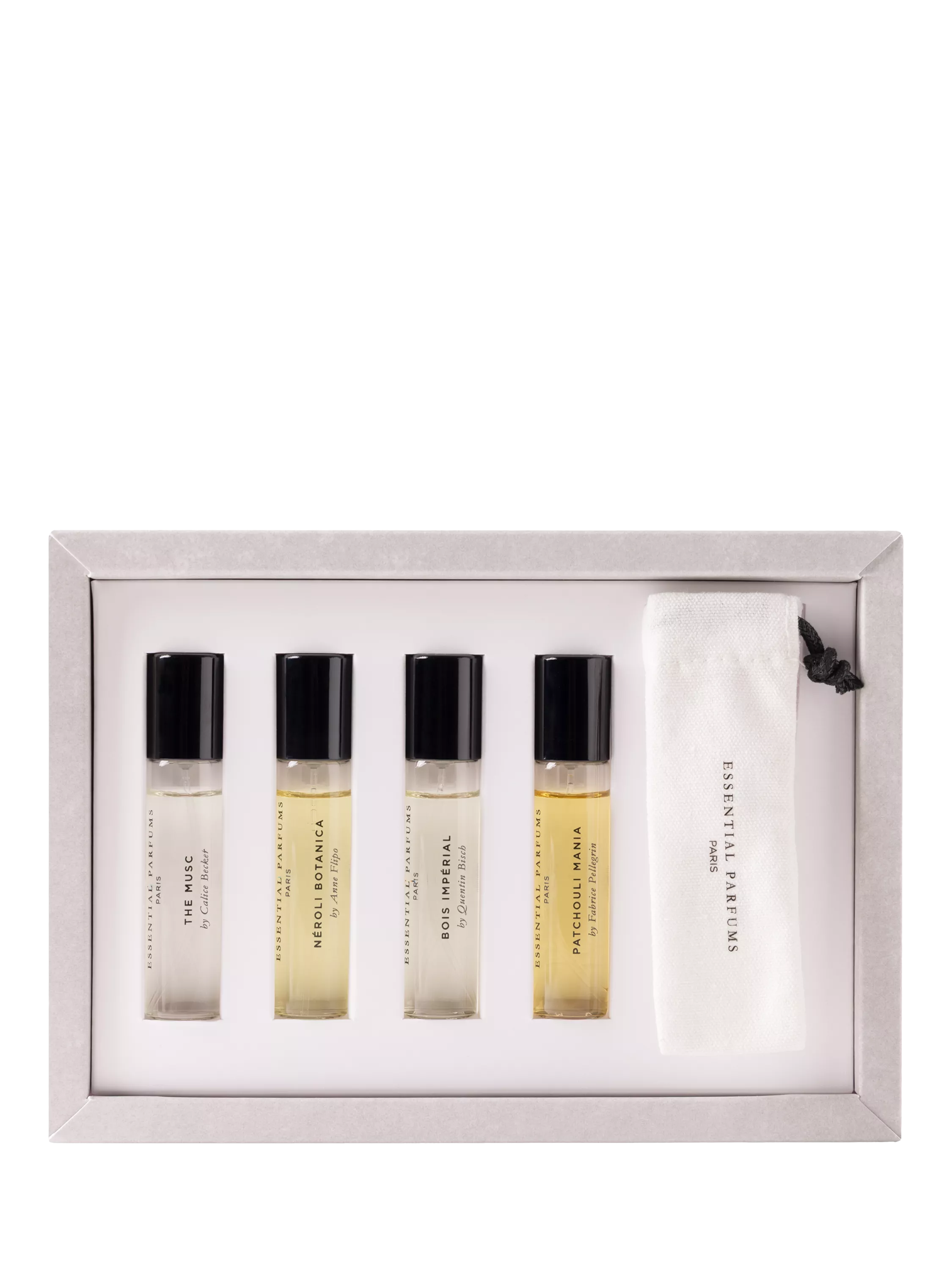 Essential Parfums discovery fragrance gift set 4x10ml, UK version