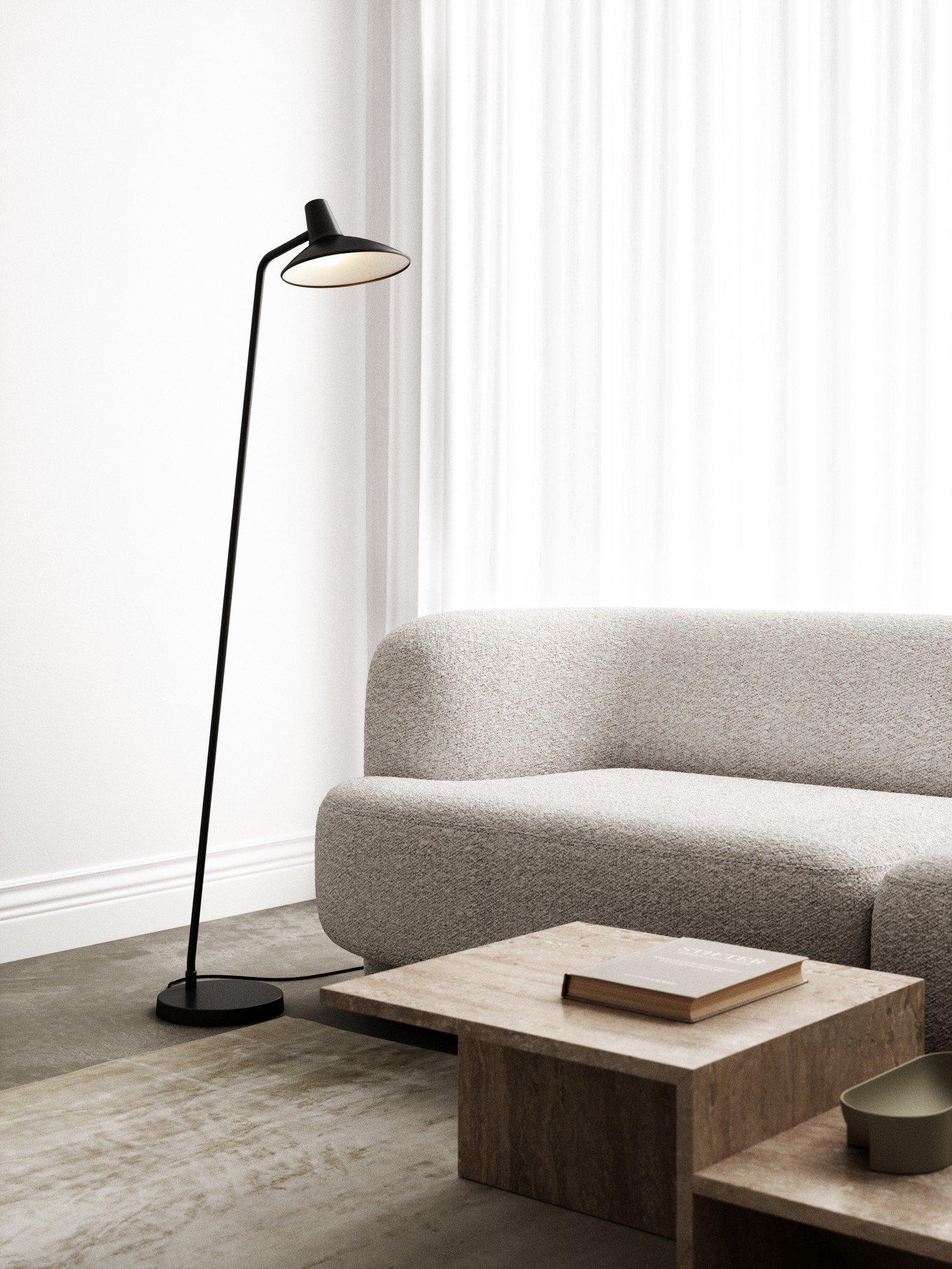 Nordlux Darci floor lamp black adjustable head (British brand)