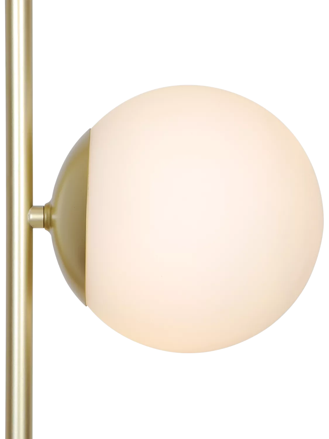 Nordlux Lilly floor lamp brass with opal glass shades (British brand)