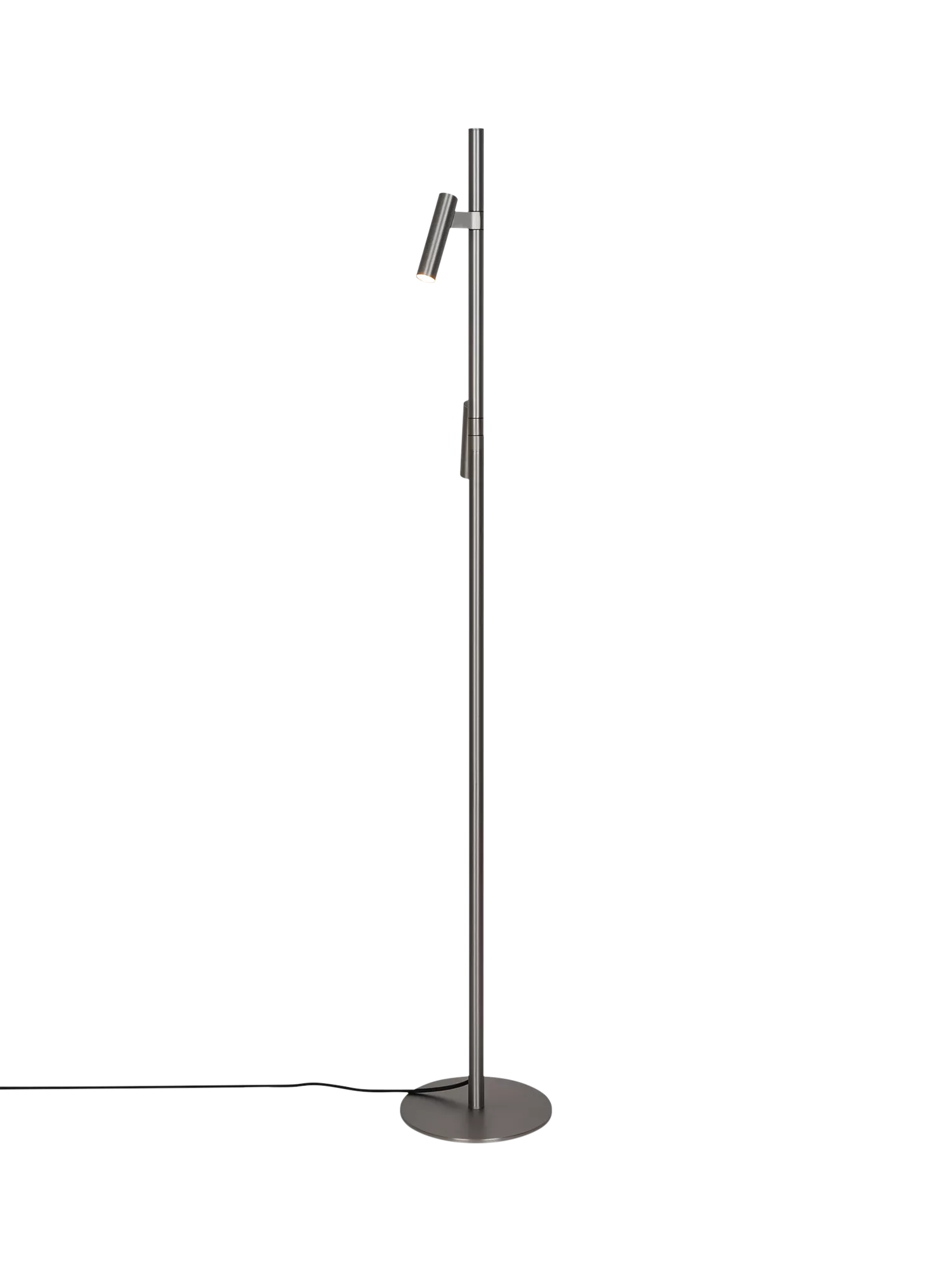 Nordlux Makoto floor lamp satin chrome adjustable heads (British brand)