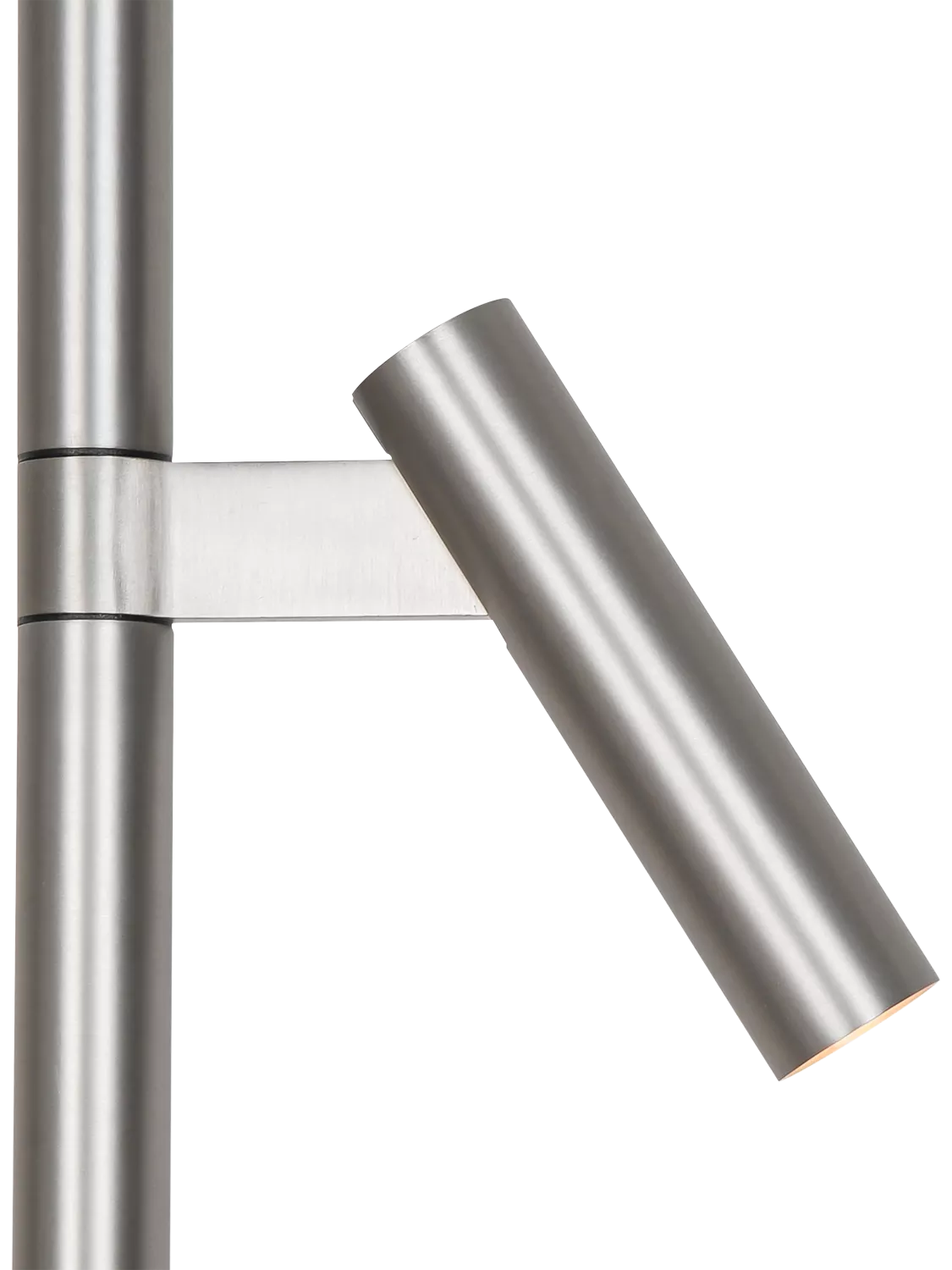 Nordlux Makoto floor lamp satin chrome adjustable heads (British brand)