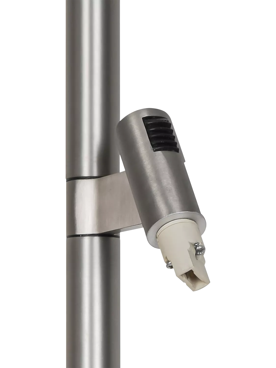 Nordlux Makoto floor lamp satin chrome adjustable heads (British brand)